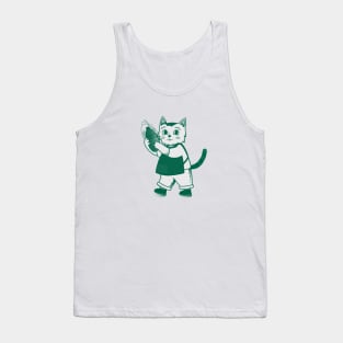 Barista Bartender Cat with Shaker Tank Top